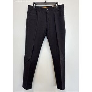 Enzo Gray Gray Mens Casual Straight Leg Dress Pants - Size 34x29